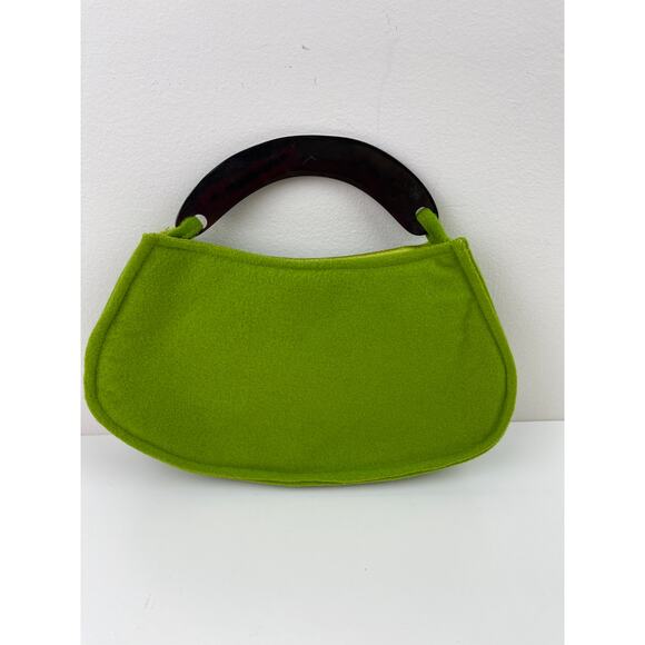 Shiraleah Lime Green Black Handle Mini Bag Handbag Y2K 2000s Inspired Chic Retro - Picture 4 of 6